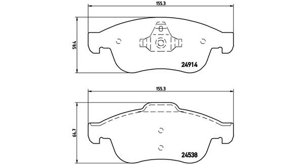 MAGNETI MARELLI stabdžių trinkelių rinkinys, diskinis stabdys 363700468050